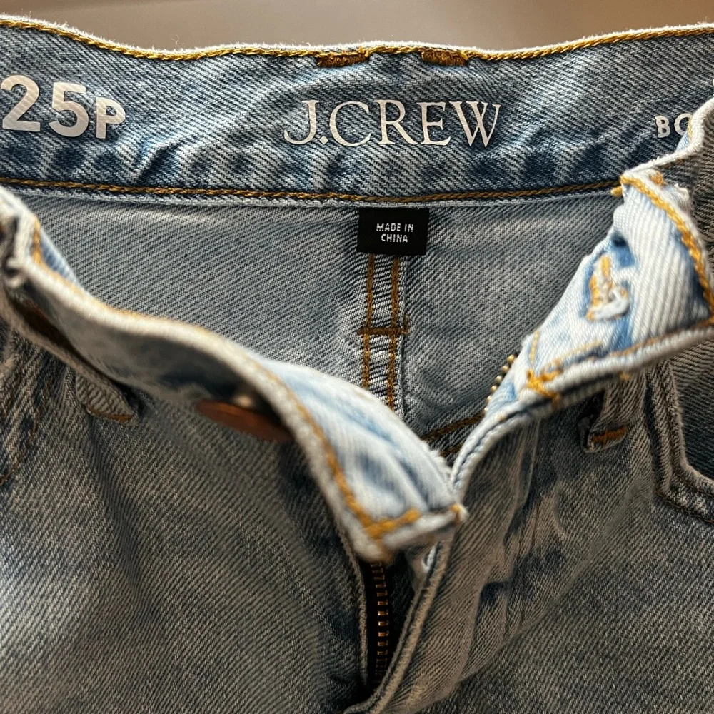 J. Crew slouchy boyfriend Jean, spring 2023. Size: 25p  worn twice. - Picture 5 of 5